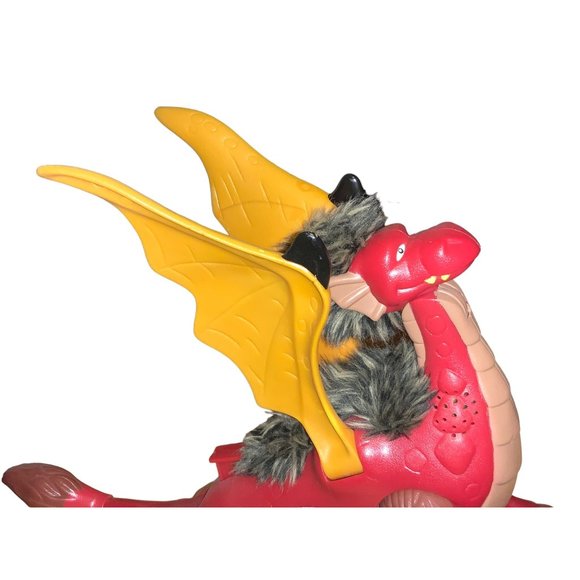 Imaginext Red Dragon with Fuzzy Hair, Sound and Stomping Foot 2008 - Picture 3 of 11
